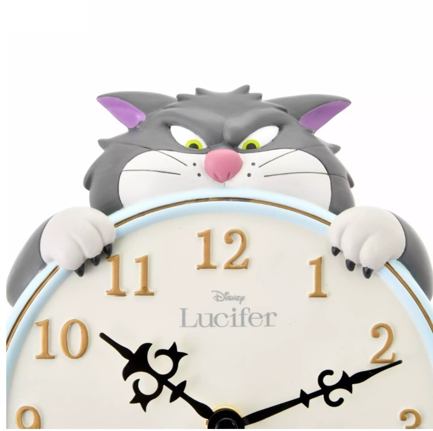 ディズニー ルシファー 時計 ジャック＆ガス シンデレラ 猫の日 ねこ