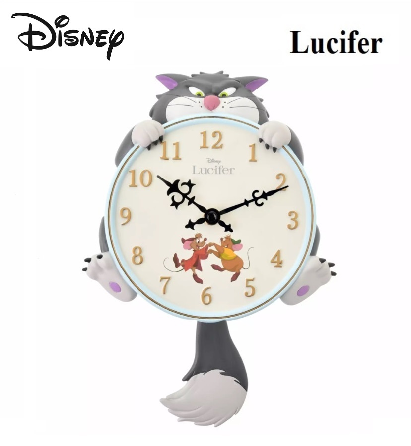 ディズニー ルシファー 時計 ジャック＆ガス シンデレラ 猫の日 ねこ
