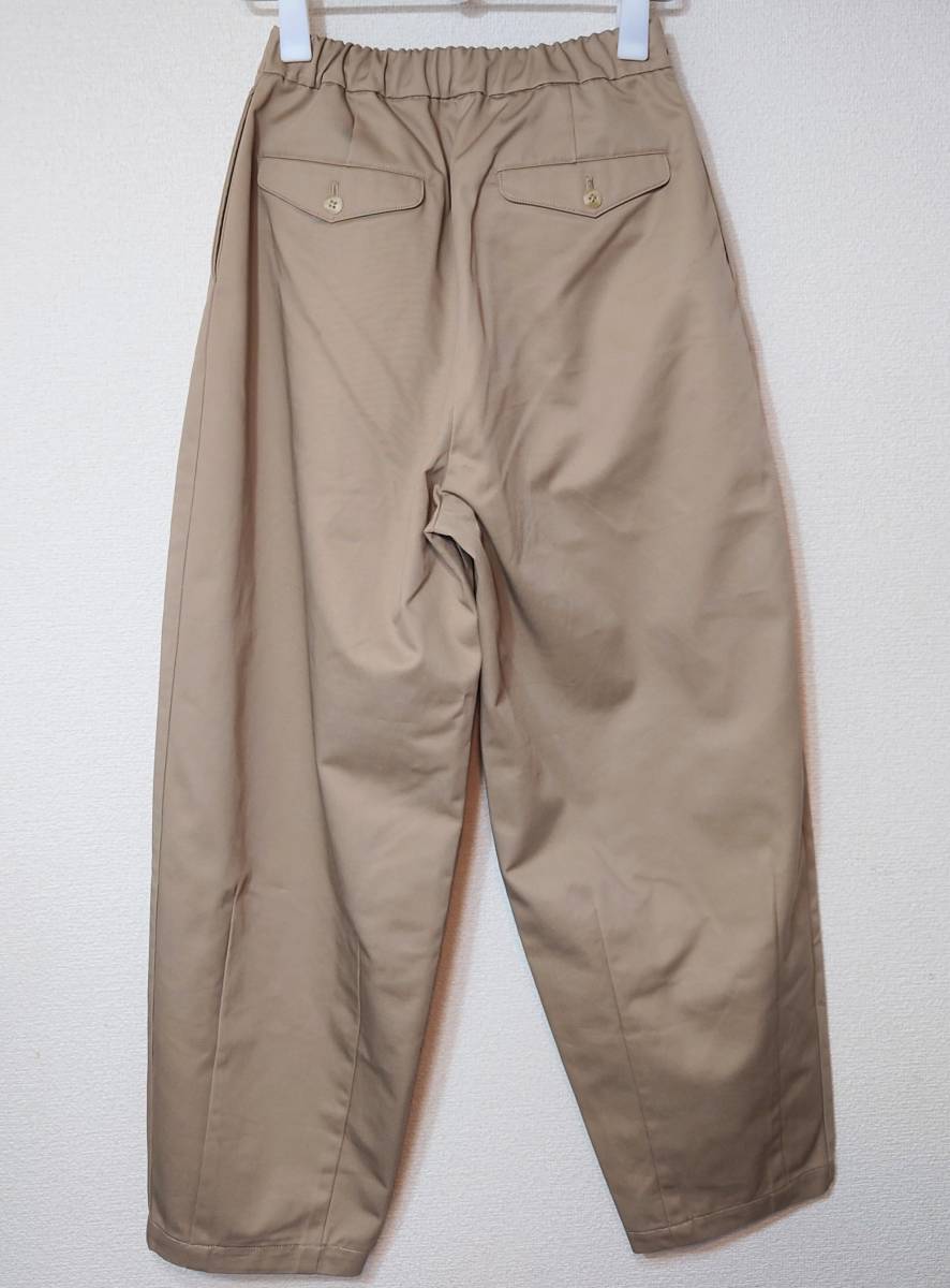 美品 Nala cocoon chino pants ナラ コクーン チノパンツ ベージュ M