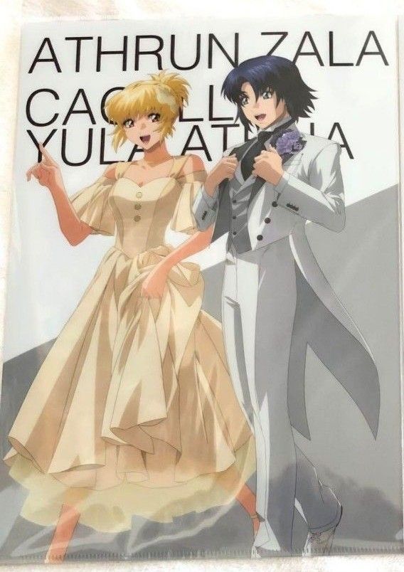 ガンダムSEED アスラン カガリ クリアファイル アニメイト 劇場版