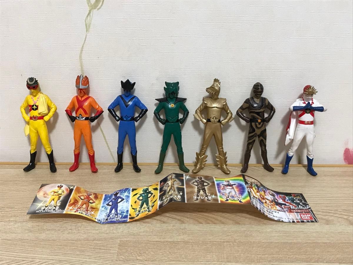 レインボーマン フィギュアセット HGシリーズ 月の化身 炎の化身 水の