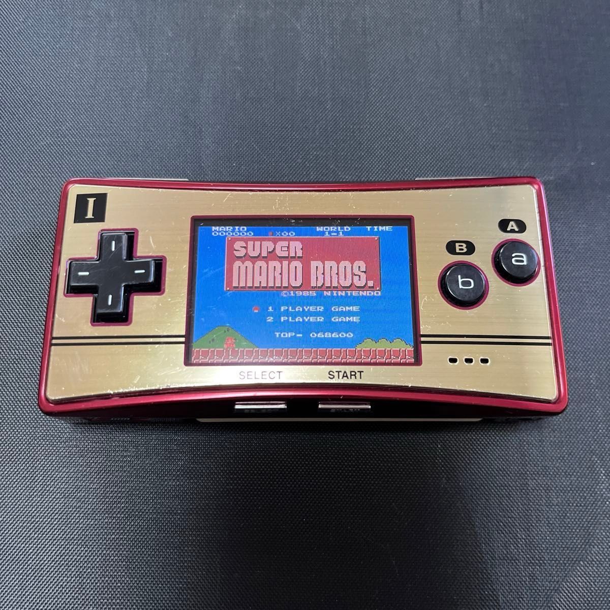 ゲームボーイミクロ ファミコンカラー 【ソフト+充電コード付き