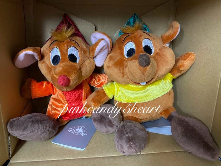 2024 ディズニーストア シンデレラ ねずみ ジャック ガス ぬいぐるみ 2