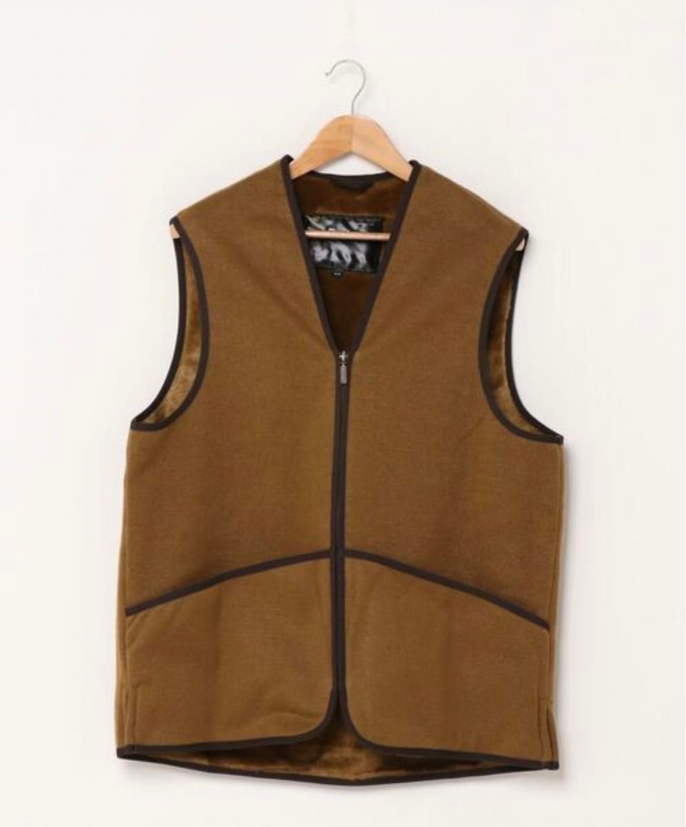 Barbourの「【美品】バブアーライナーベスト/ファーベスト/38【人気