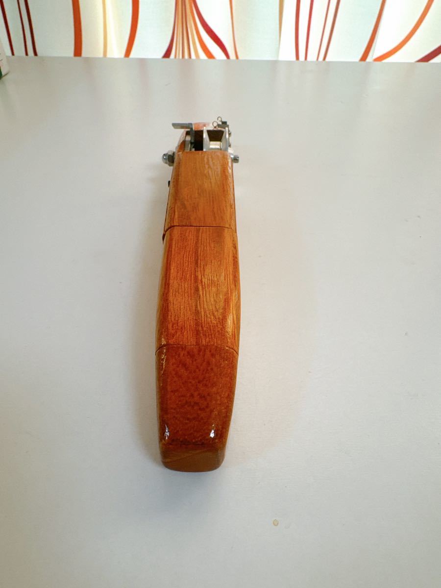 美品 K-ZAN ワカサギ 桐電動リール 8㎜ わかさぎ 左スイッチ 桧原湖