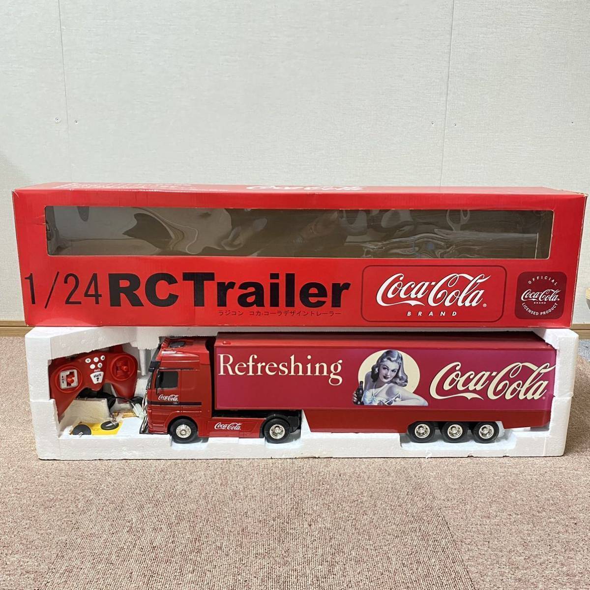 Coca-Cola RC トレーラー ラジコン 124スケール Coca-Cola RC