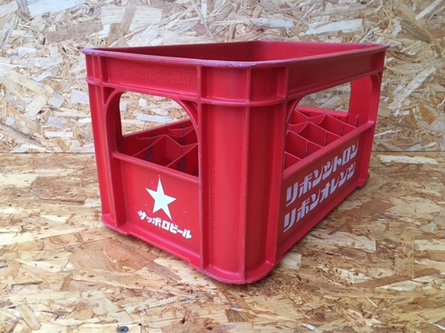 サッポロビール リボンオレンジ リボンシトロン コンテナ ビールケース