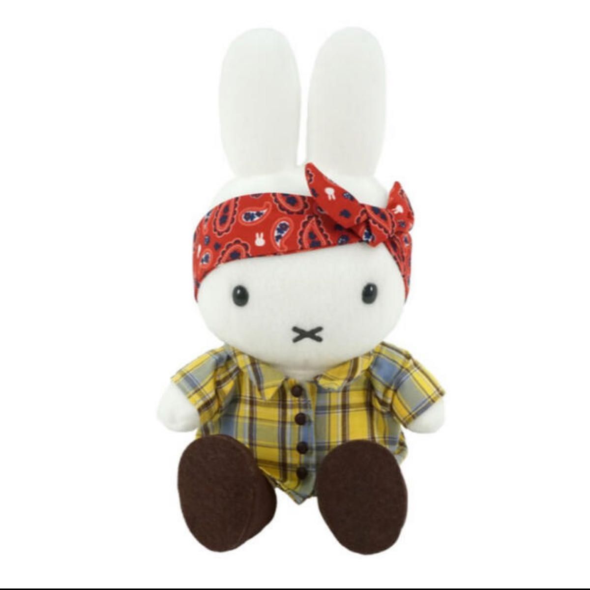 ミッフィースタイル チェックシャツ ぬいぐるみ ミッフィー｜Yahoo