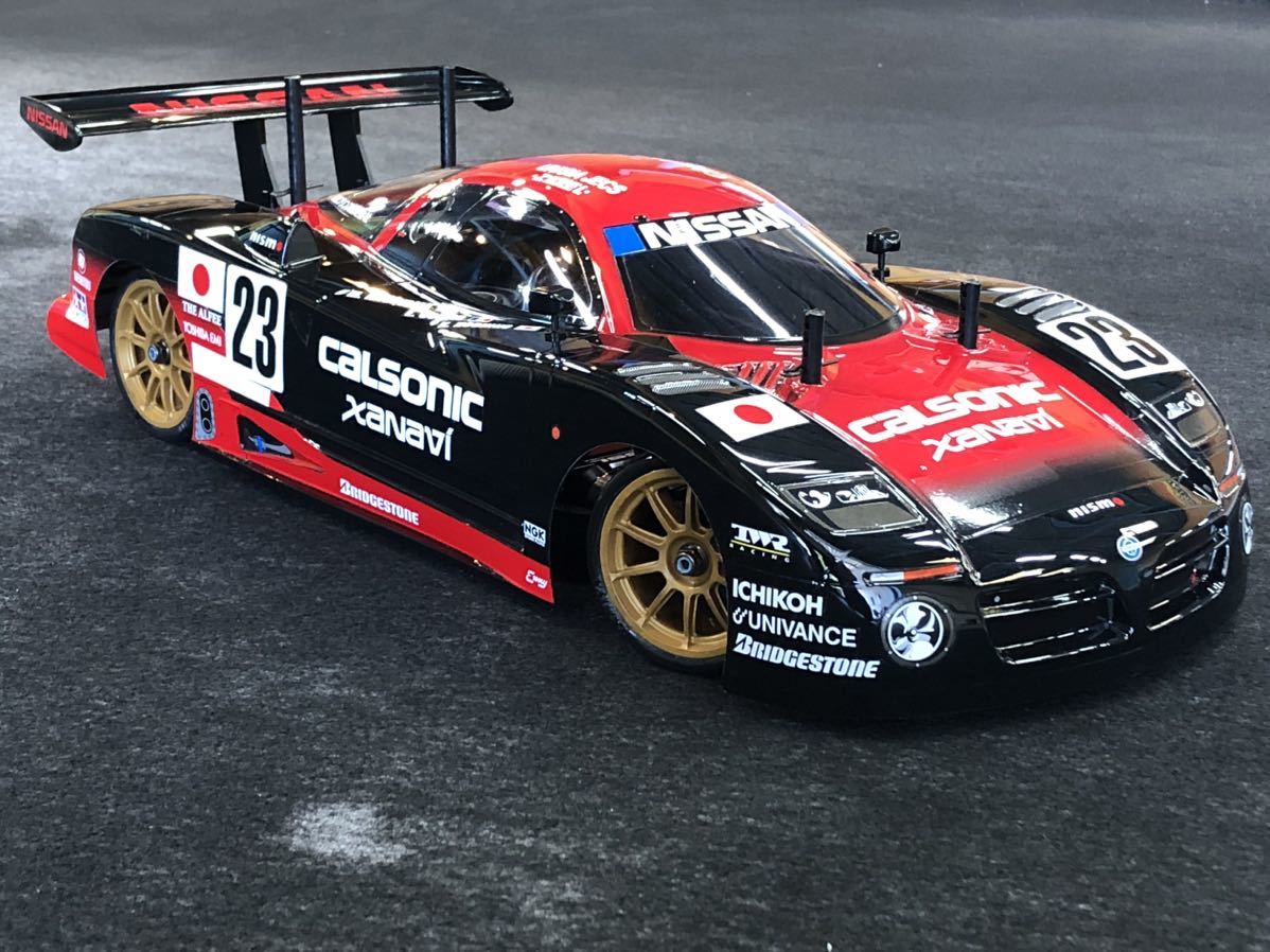 Yahoo!オークション - タミヤ 1/10 NISSAN R390 GT1 塗装済み