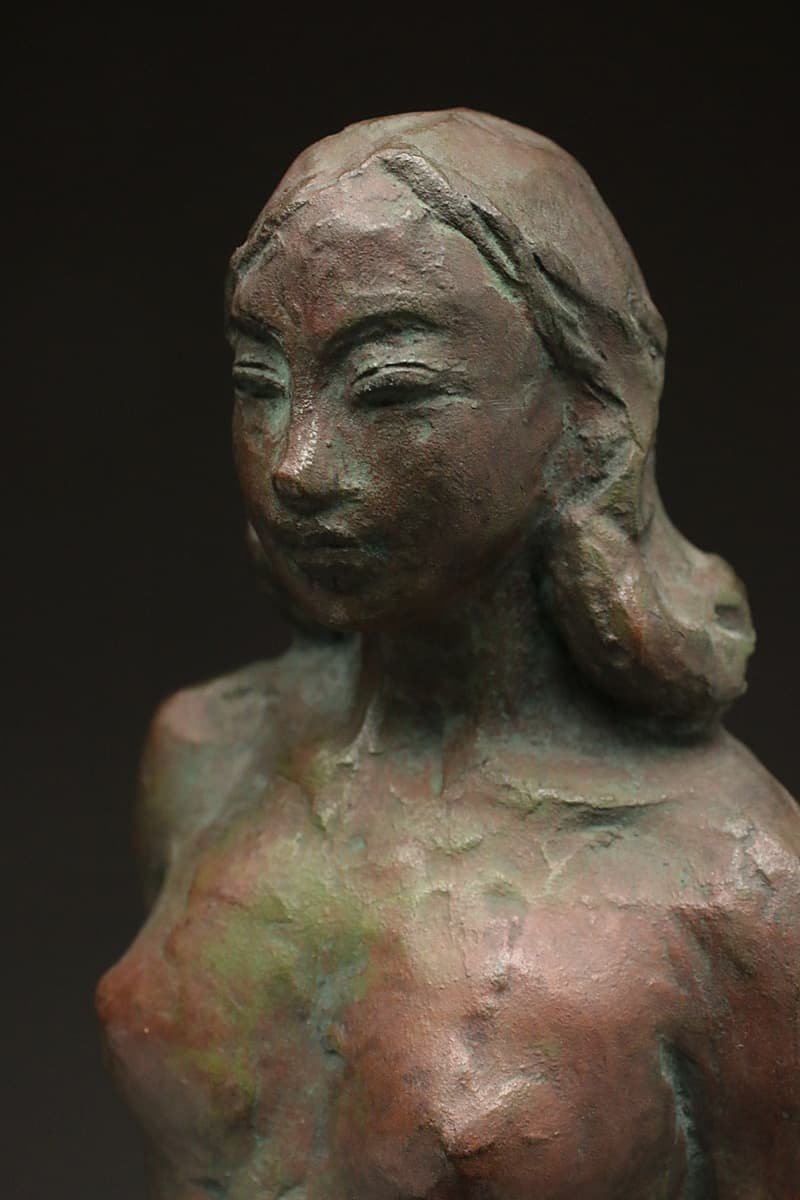 Yahoo!オークション - EG740 彫刻家【杉村尚作】ブロンズ「裸婦」全身