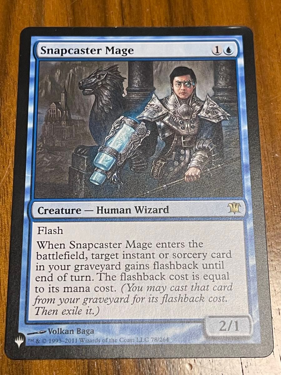 MTG 瞬唱の魔道士 ISD 英FOIL FOIL)瞬唱の魔道士/Snapcaster Mage