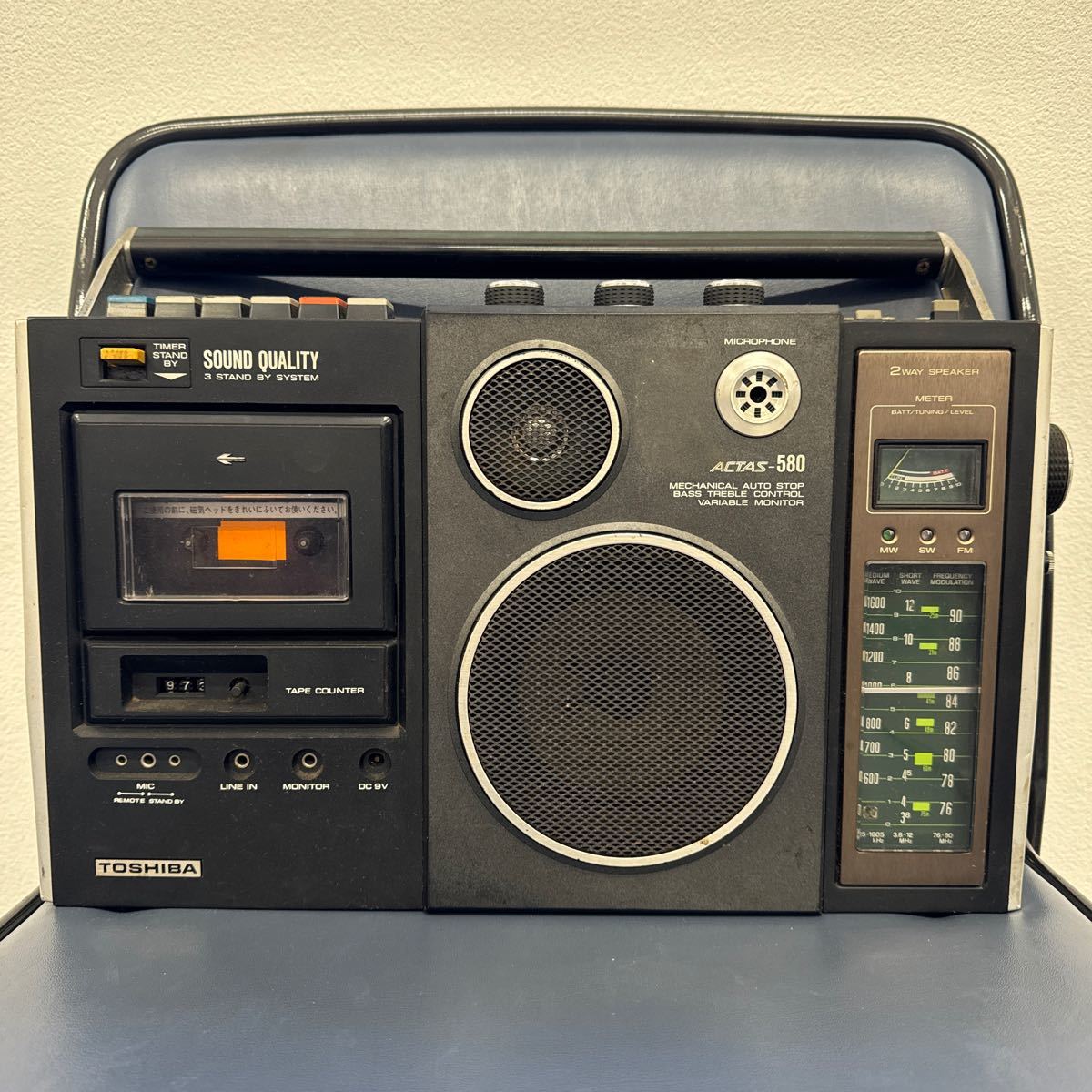 Yahoo!オークション - 38 希少 TOSHIBA RT-580F ラジカセ 東芝 ACTAS-5