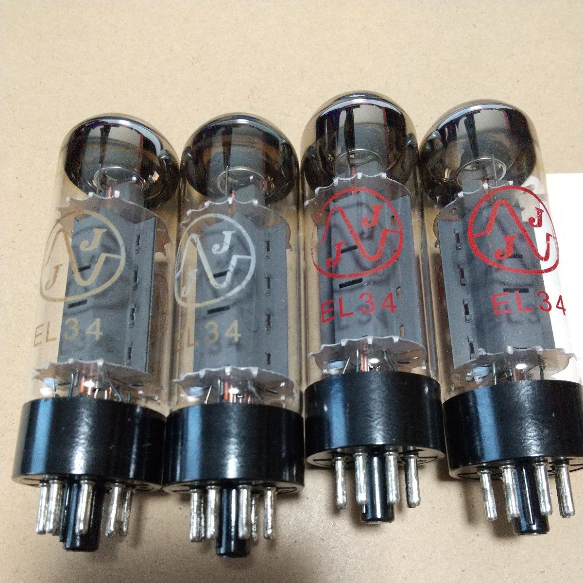Yahoo!オークション - 4本セット 現状品 真空管 JJ EL34