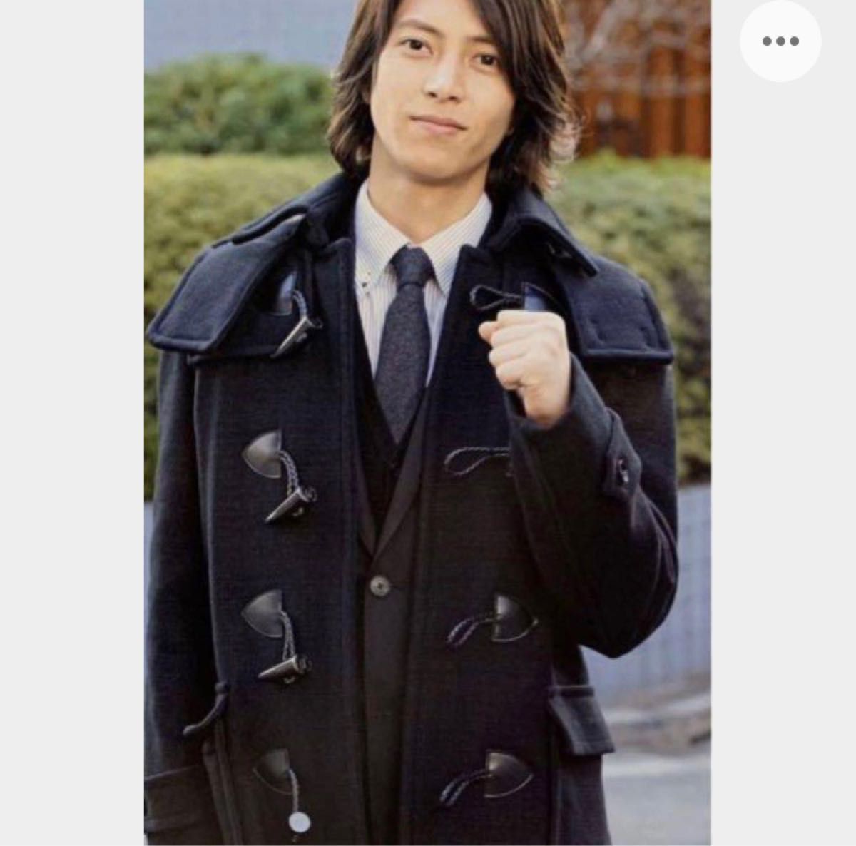 入手困難 バーバリーブラックレーベル シャドーチェックダッフルコート