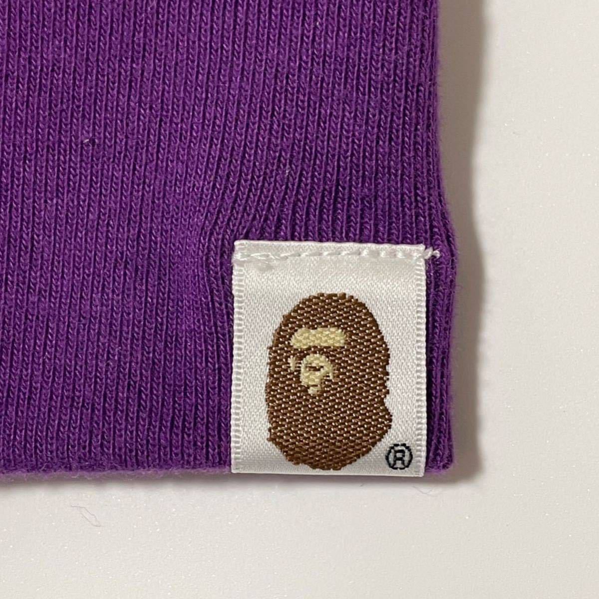 新品・送料無料 BAPE パープルカモ スウェット （A BATHING APE PURPLE