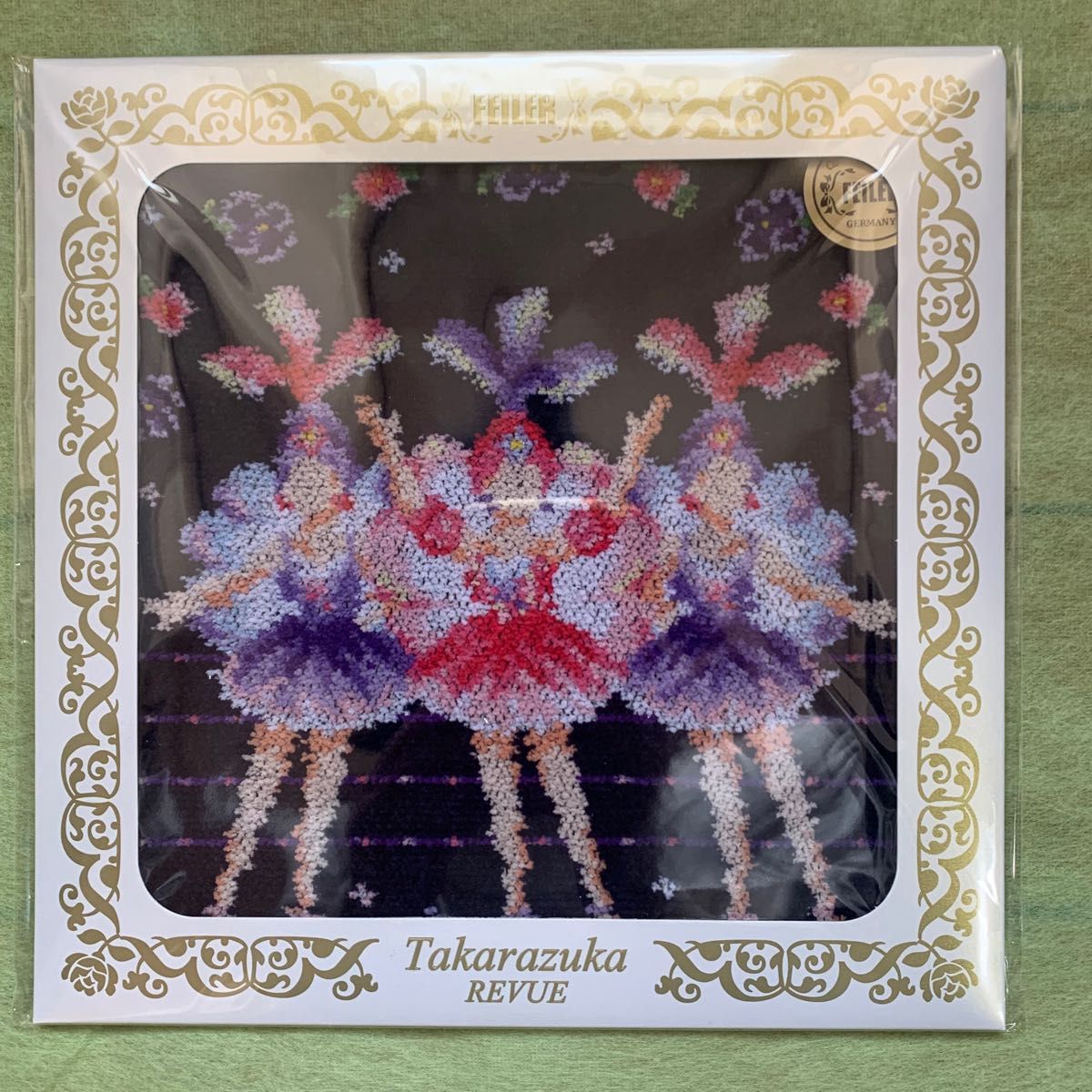 フェイラー FEILER 宝塚コラボ ハンカチ ラインダンス柄 1枚