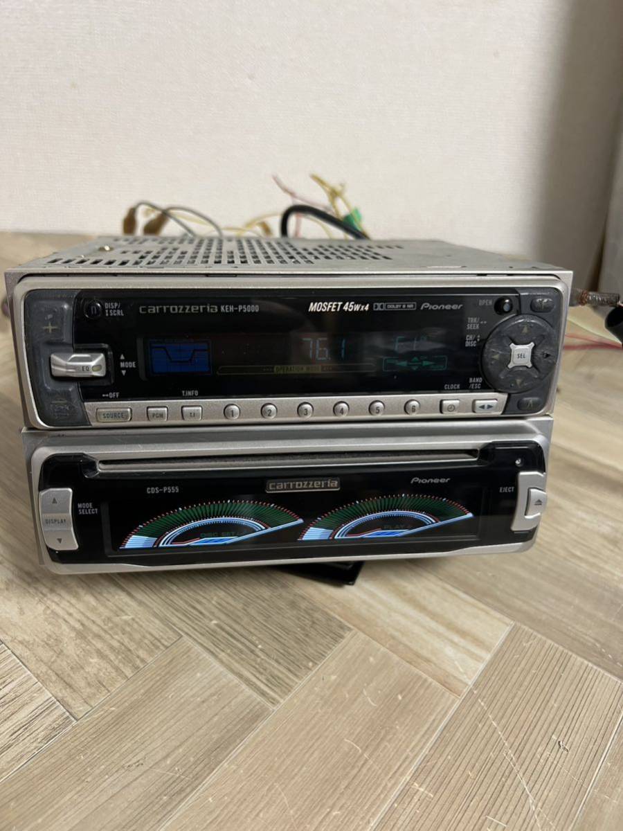 carrozzeria CDS-P555.KEH-P5000 CD player secondhand goods. : Real