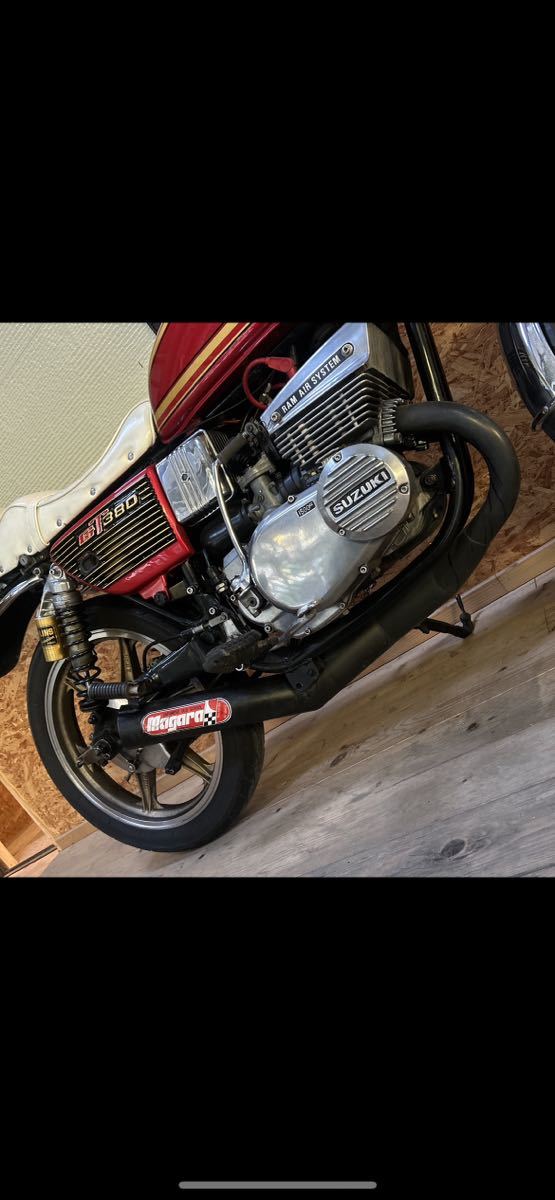 Yahoo!オークション - 当時物 GT380 スガヤショート マフラー 集合チャ