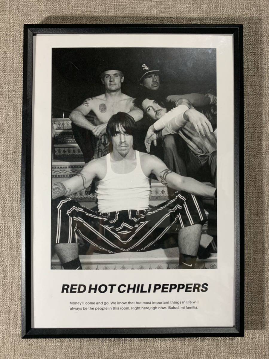 Yahoo!オークション - RED HOT CHILI PEPPERS レッチリ A4 ポスター 額