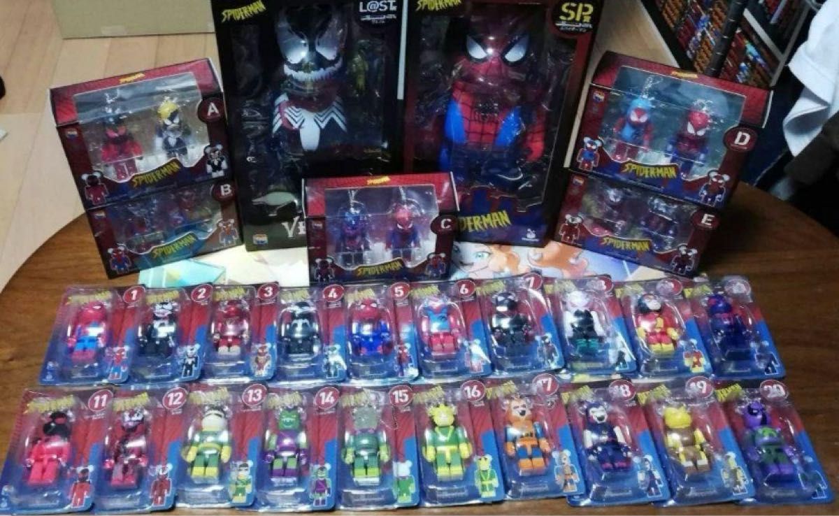 早い者勝ち】ベアブリック BE@RBRICK スパイダーマン ヴェノム