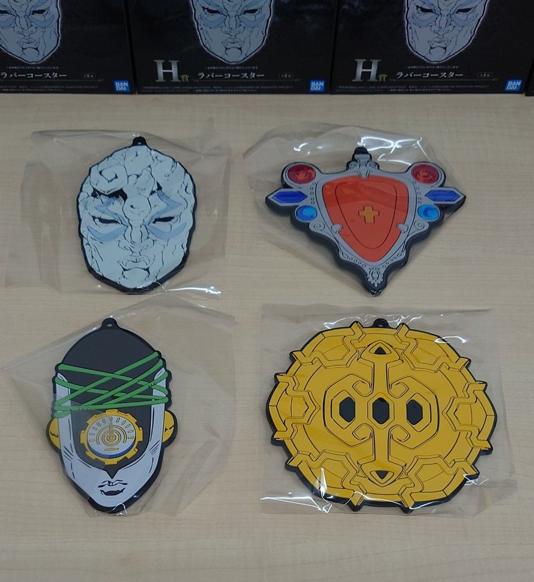 未開封4個セット②】一番くじ ジョジョの奇妙な冒険 EVIL PARTY H賞