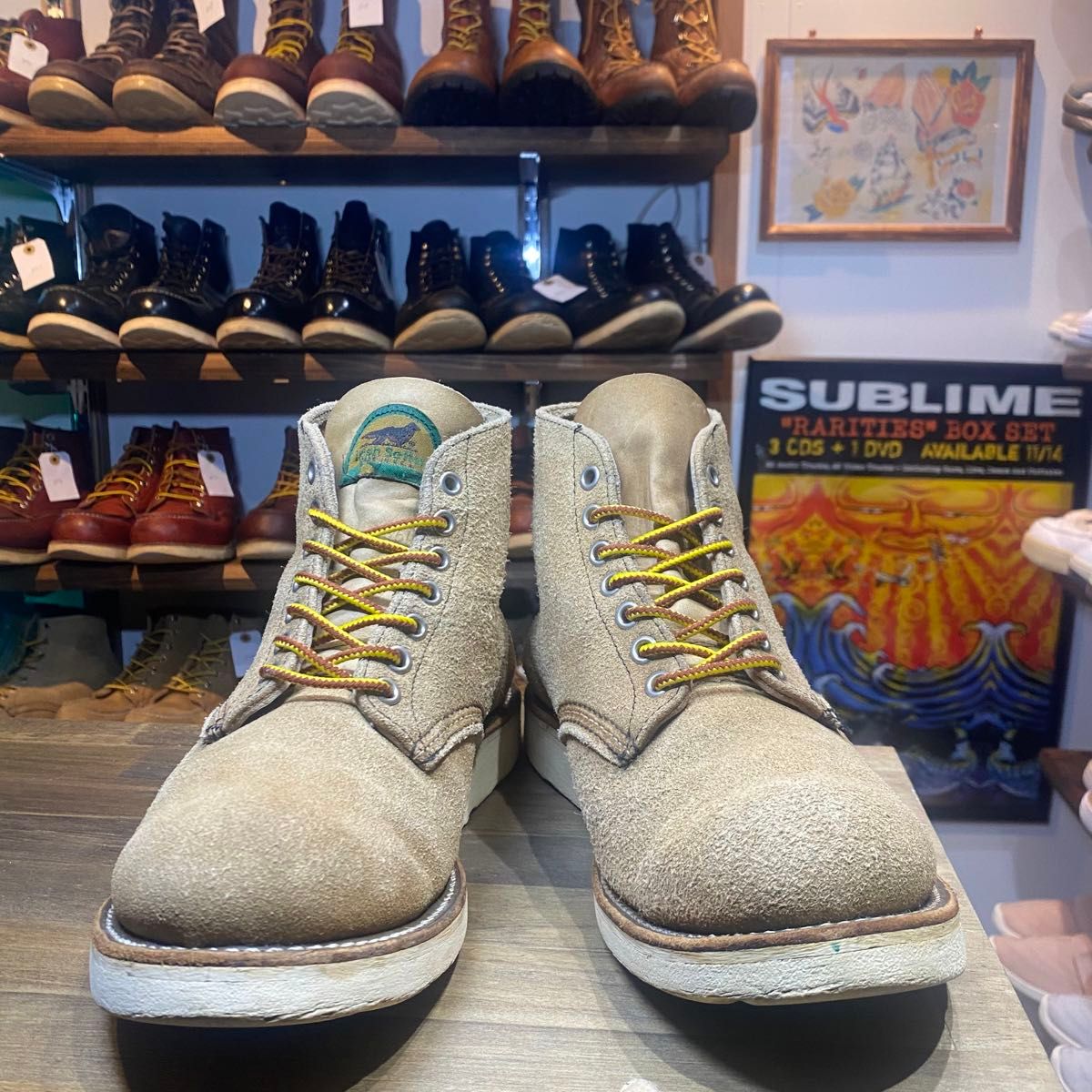 90s Vintage REDWING 8167 半円犬タグ アイリッシュセッター 8E