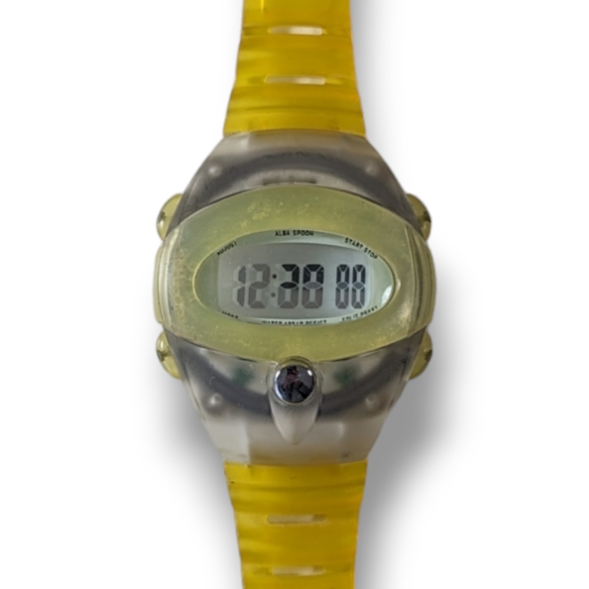 セイコーアルバ スプーン イエロー SPOON ビンテージデジタル腕時計