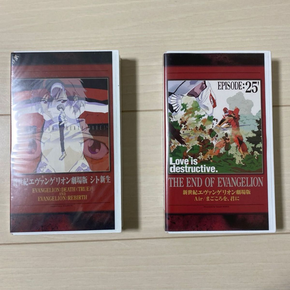 新世紀エヴァンゲリヲン劇場版BOX(完全初回限定版)VT VHS｜Yahoo