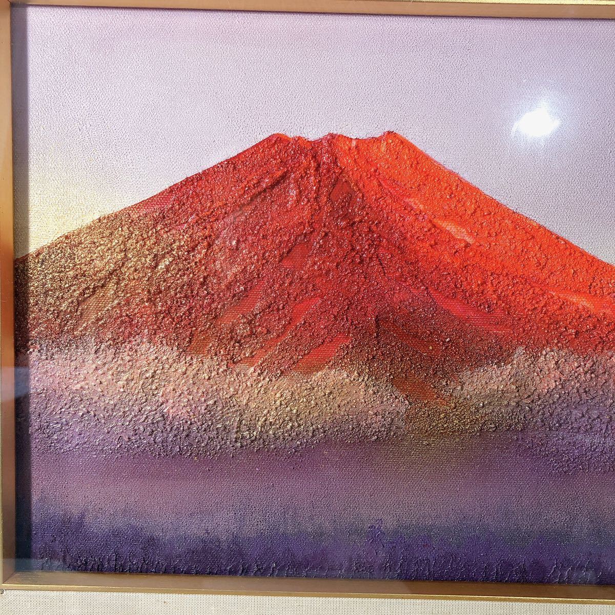 Yahoo!オークション - 【真作】徳田春邦 赤富士 富士山 富士の絵 絵画