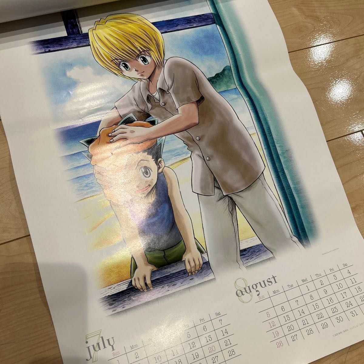 希少品】旧アニメ版 ハンターハンター 2001年 カレンダー 1点｜Yahoo