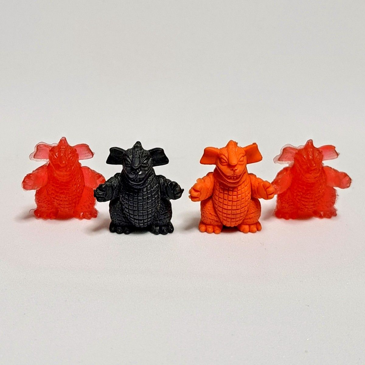 ゴジラ メカゴジラ 怪獣 消しゴム ルビーレッドクリア ゴジラ