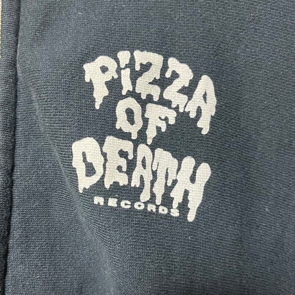 フォロー割あり】pizza of death パーカー S 黒色 ピザオブデス ロック