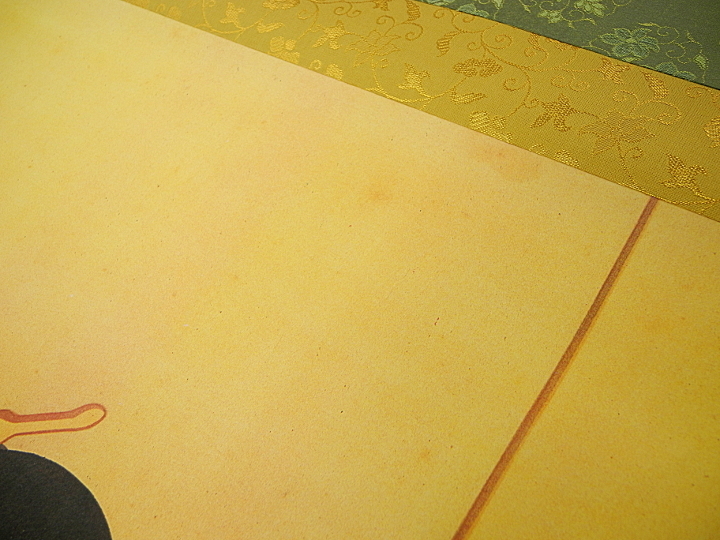 印刷】伝・葛飾北斎 春草図 春画 印刷 掛け軸 掛軸 美人画 紙に印刷 工芸