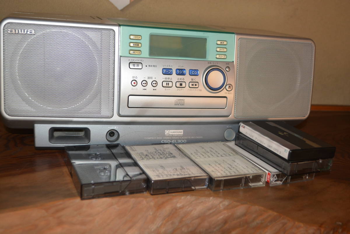 Yahoo!オークション - AIWA CSD-EL300 CDラジカセ 動作品