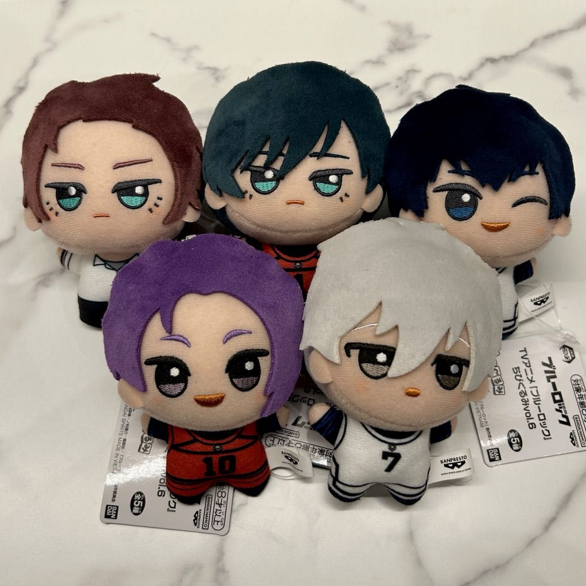ブルーロック ちびぐるみ vol6 潔世一 凪誠士郎 御影玲王 糸師凛 糸師