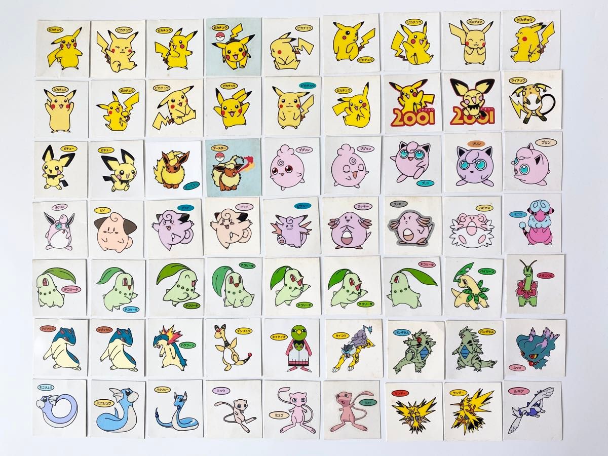 初期 ポケモンパン デコキャラシール 63枚セット｜Yahoo!フリマ（旧