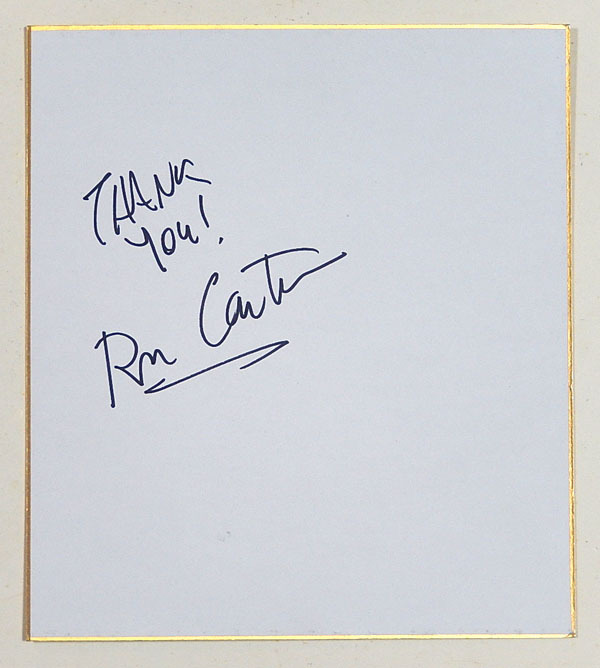 Yahoo!オークション - 【 ロン・カーター ／ Ron Carter 】直筆サイン