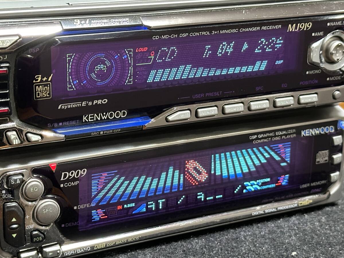 Yahoo!オークション - ケンウッド MJ919 D909 1DIN+1DIN+2DIN CD/MD-CH