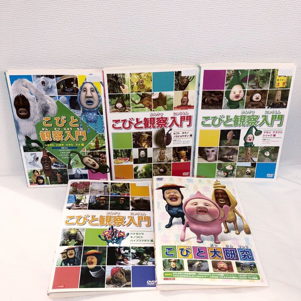 こびとづかん こびと観察入門 ＋ こびと大研究 5本セット DVD レンタル