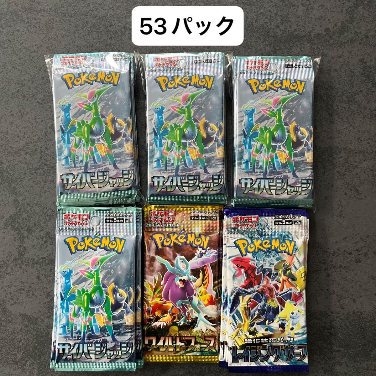 新品未開封】 黒炎の支配者、ワイルドフォース、サイバージャッジ 各1