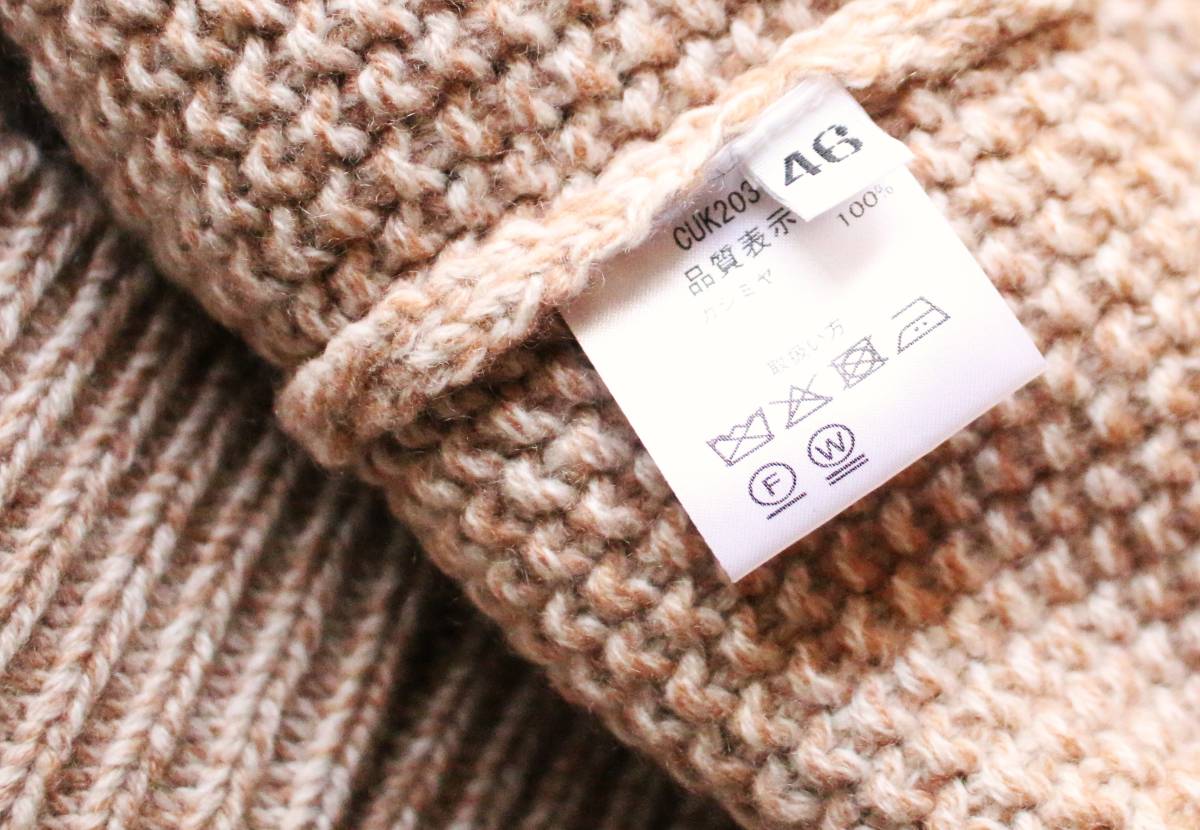 未使用 イタリア Cruciani クルチアーニ カシミヤ100% タートルネック