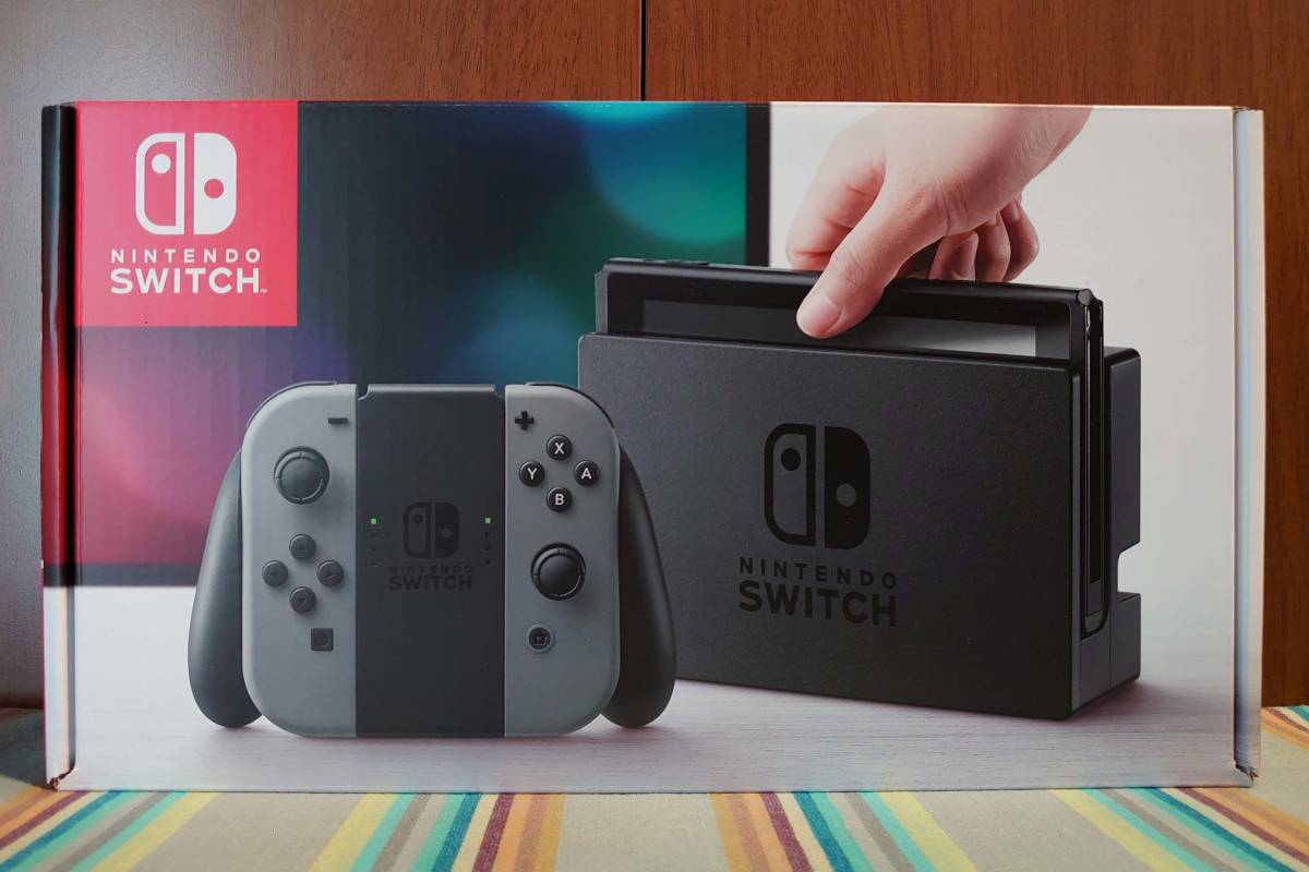 Yahoo!オークション - 美品・完品 任天堂 Nintendo Switch グレー 201