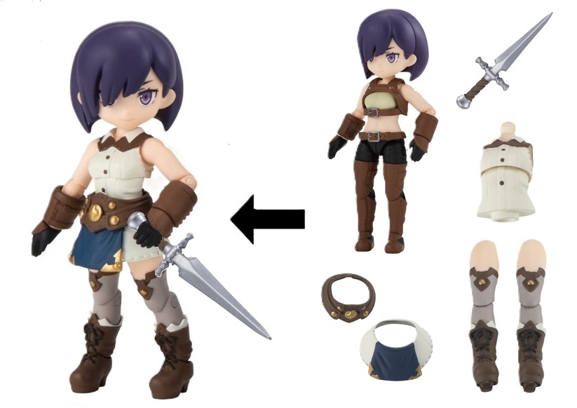 ガシャポンクエスト 冒険者3-C ノアのスカート ノアのシャツ ノアの