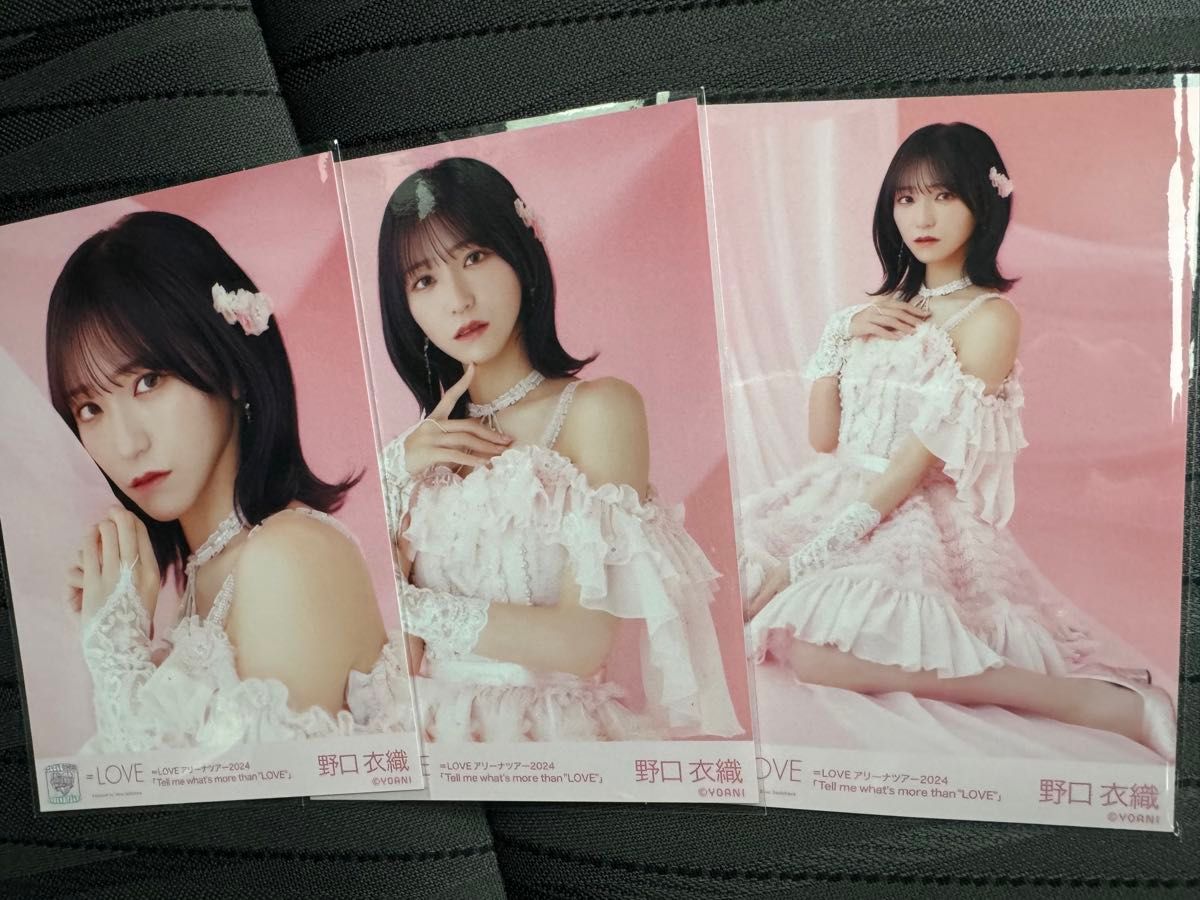 野口衣織 生写真 3種コンプ ＝LOVE イコラブ 6周年コンサート衣装②