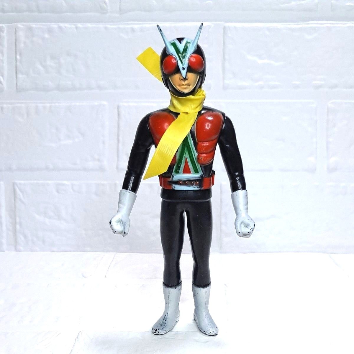 ライダー マン 激レア 4 号 ライダー 超希少 ソフビ ミドルサイズ 放送