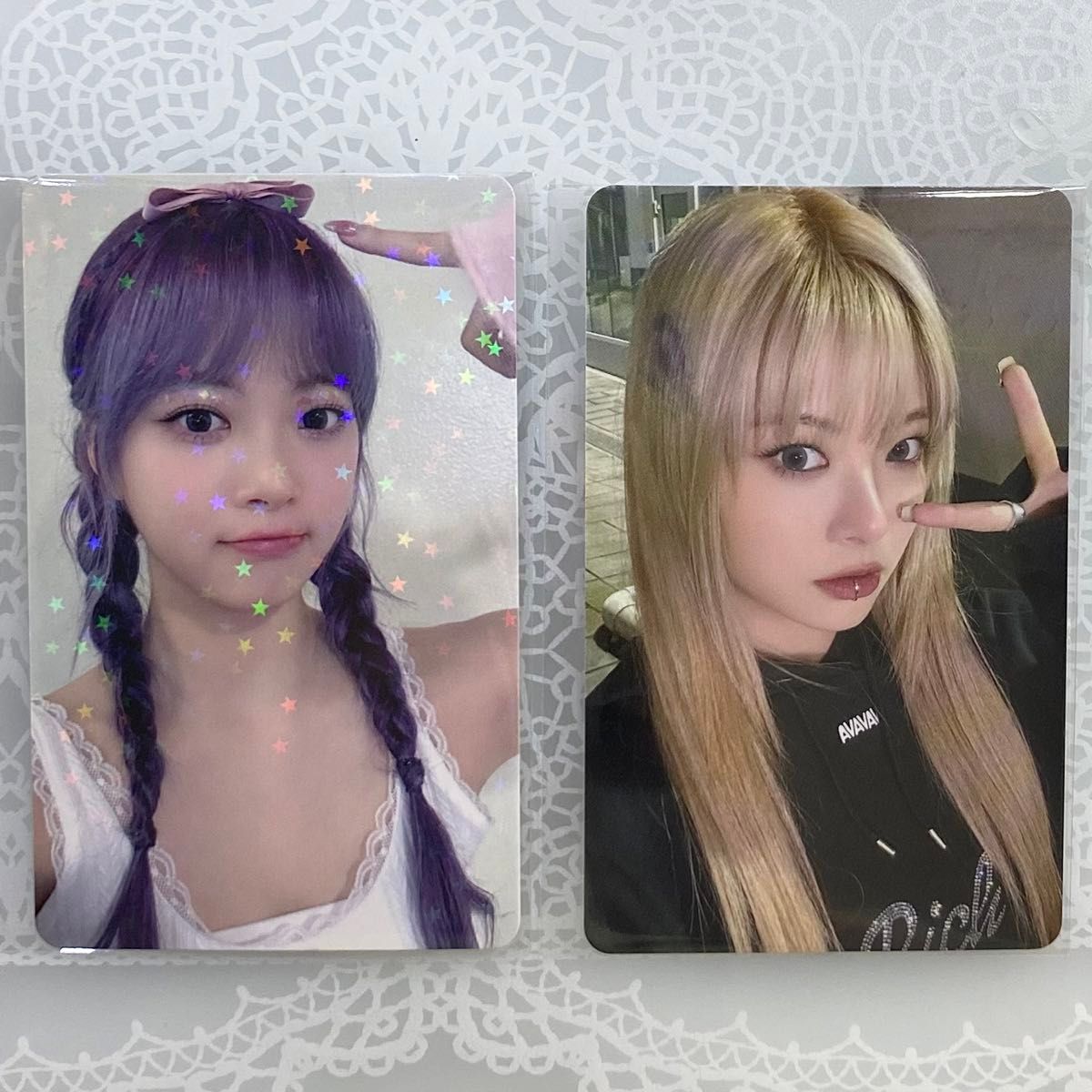 LE SSERAFIM ウンチェ 直筆サイン入り ラキドロ トレカ LE SSERAFIM