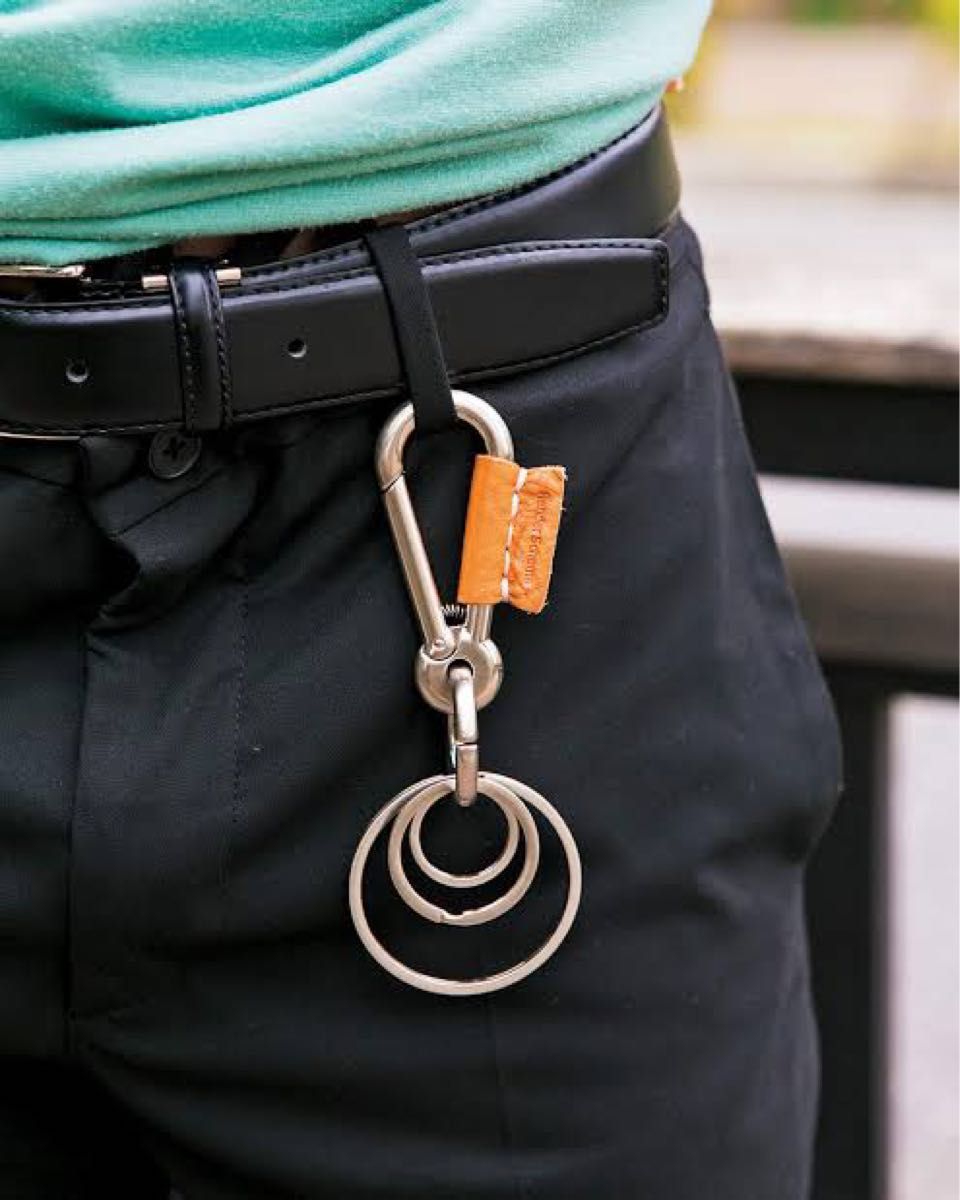 エンダースキーマ レザー キーチェーン カラビナHender scheme Hender