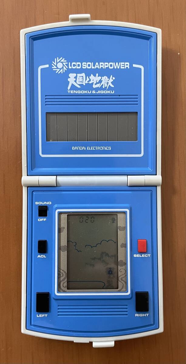 BANDAI バンダイ 天国と地獄 LCD ソーラーパワーゲーム 箱説 希少品
