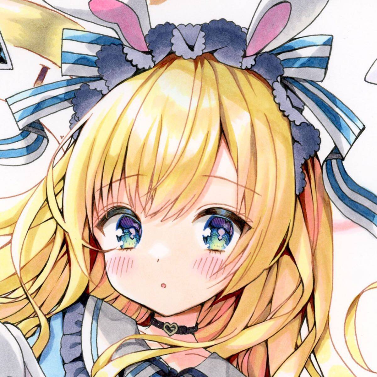 Yahoo!オークション - 【手描きイラスト】アリスちゃん A4 オリジナル