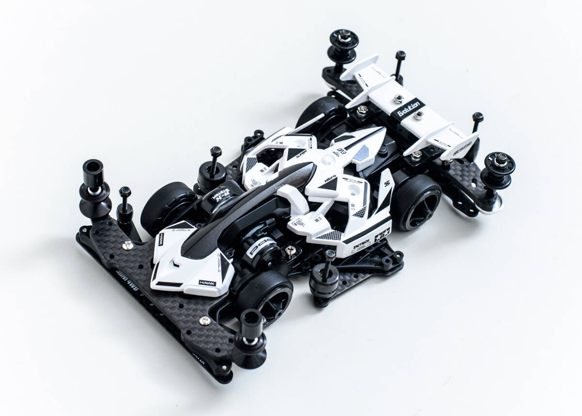 ミニ四駆完成品 マッハフレームFMA フルカスタム塗装済み・未走行